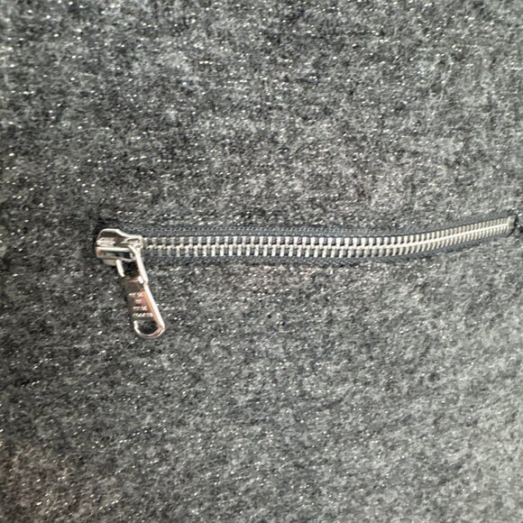 Marc by Marc Jacobs GreyDress Women’s Large gold Metallic flecks Liya Wool Shift - Picture 10 of 16